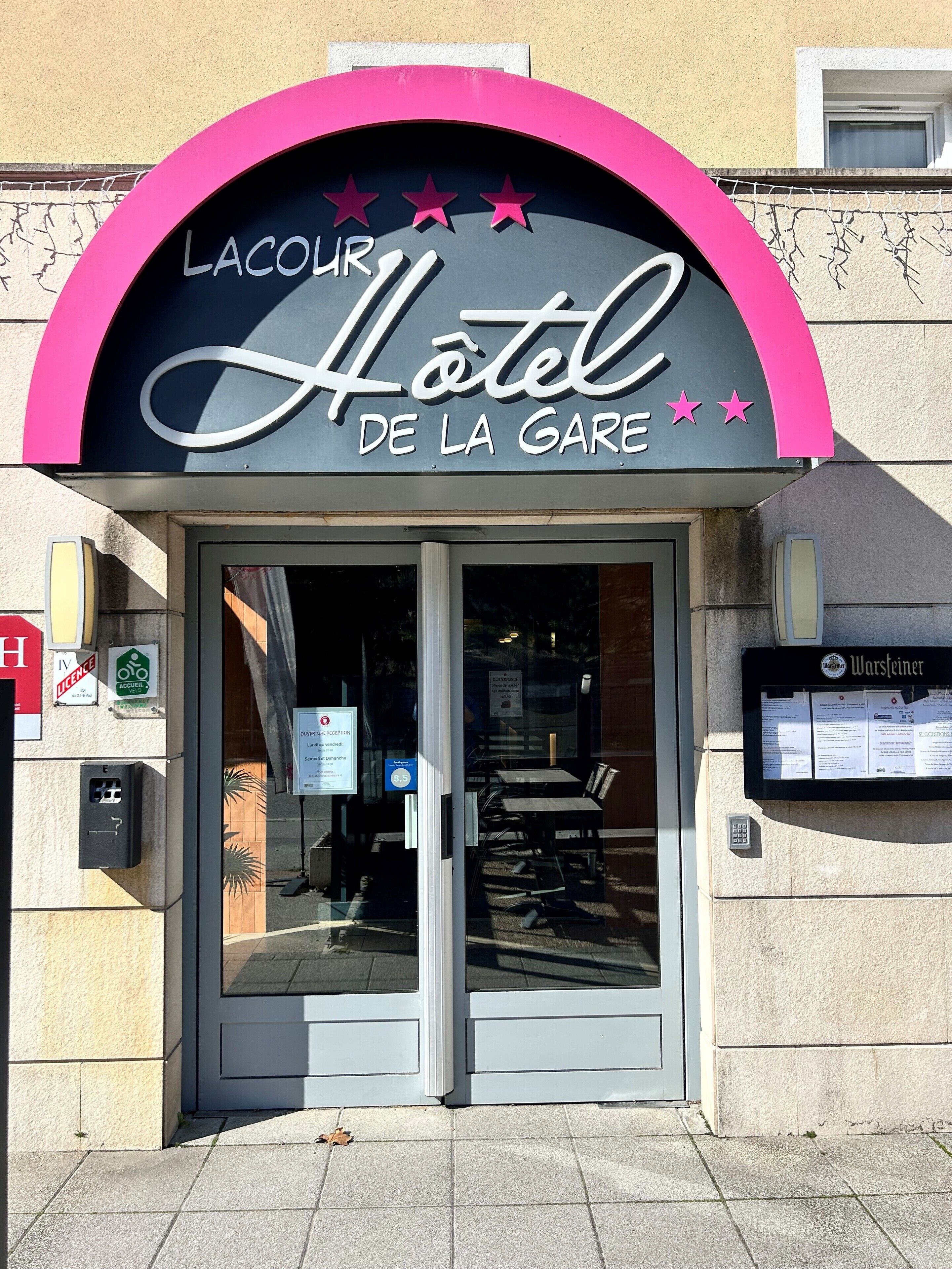 Fassade der Unterkunft