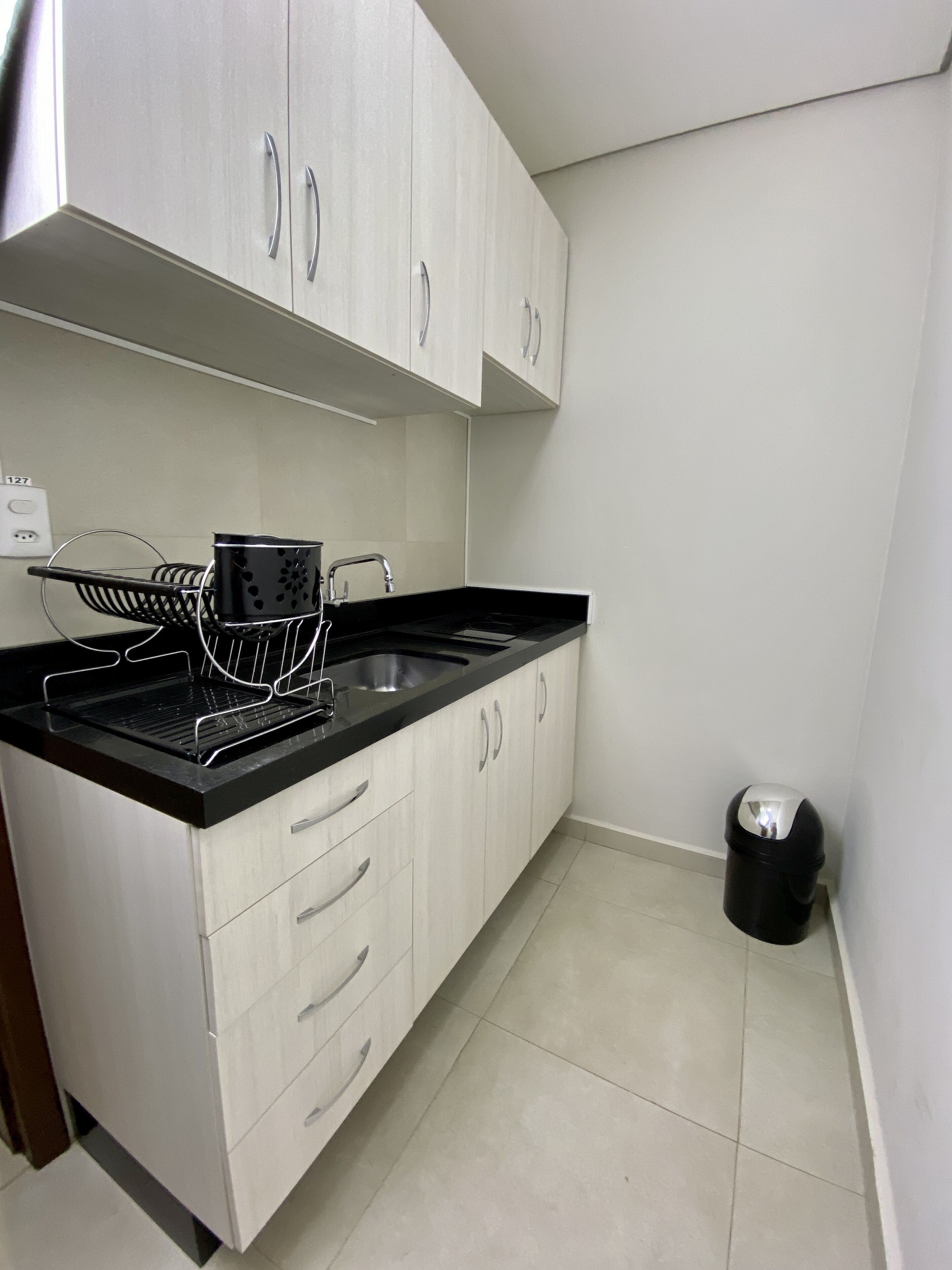 comfort room, 3 single beds | private kitchen