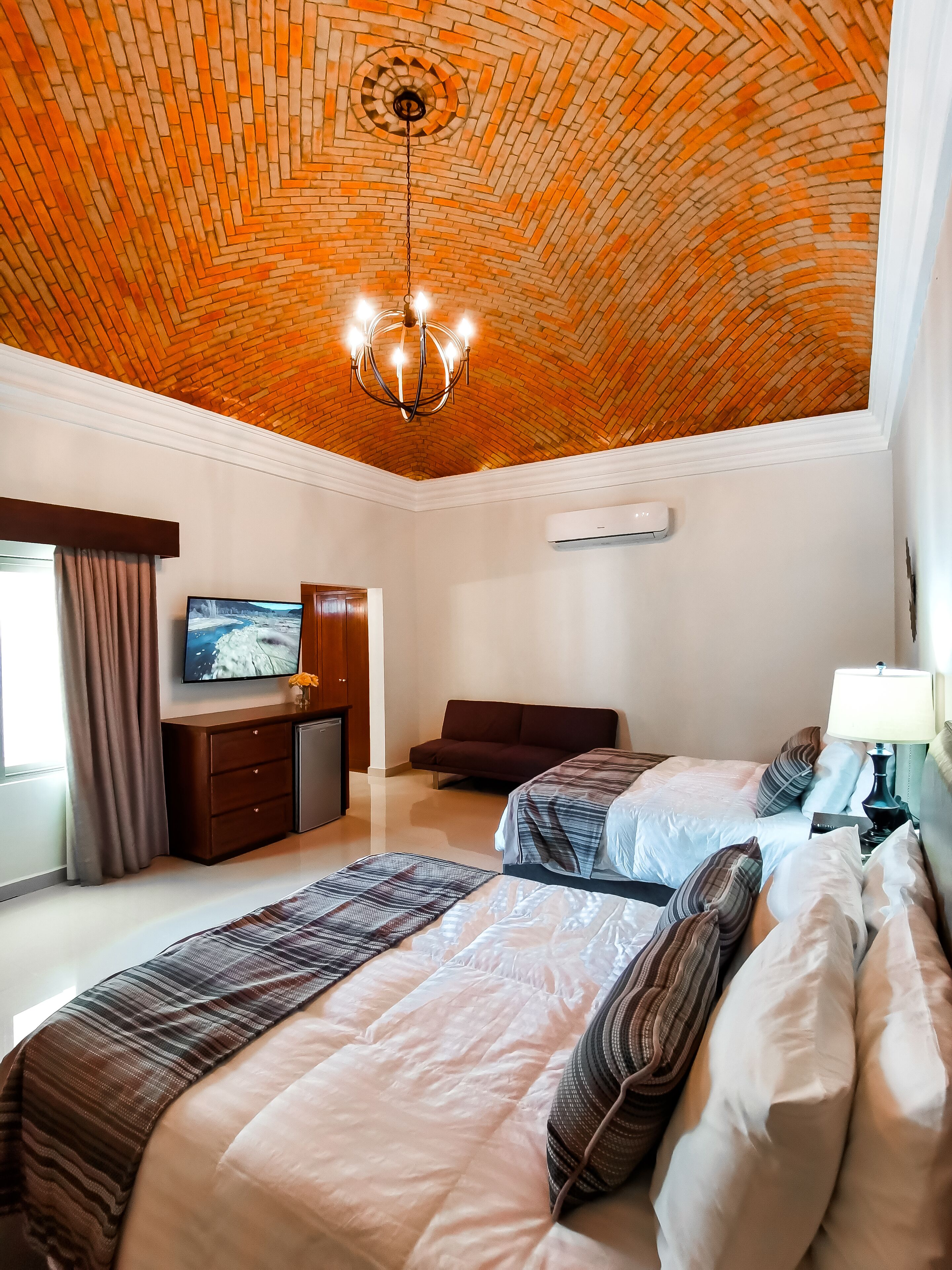 junior suite | 1 bedroom, in-room safe, desk, laptop workspace