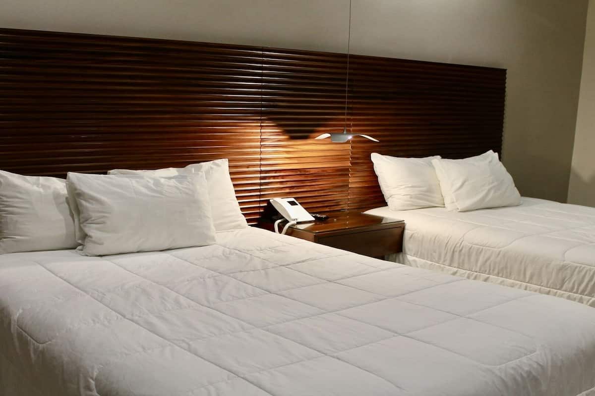 superior double room | 1 bedroom, in-room safe, desk, laptop workspace