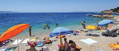 Tæt på stranden
