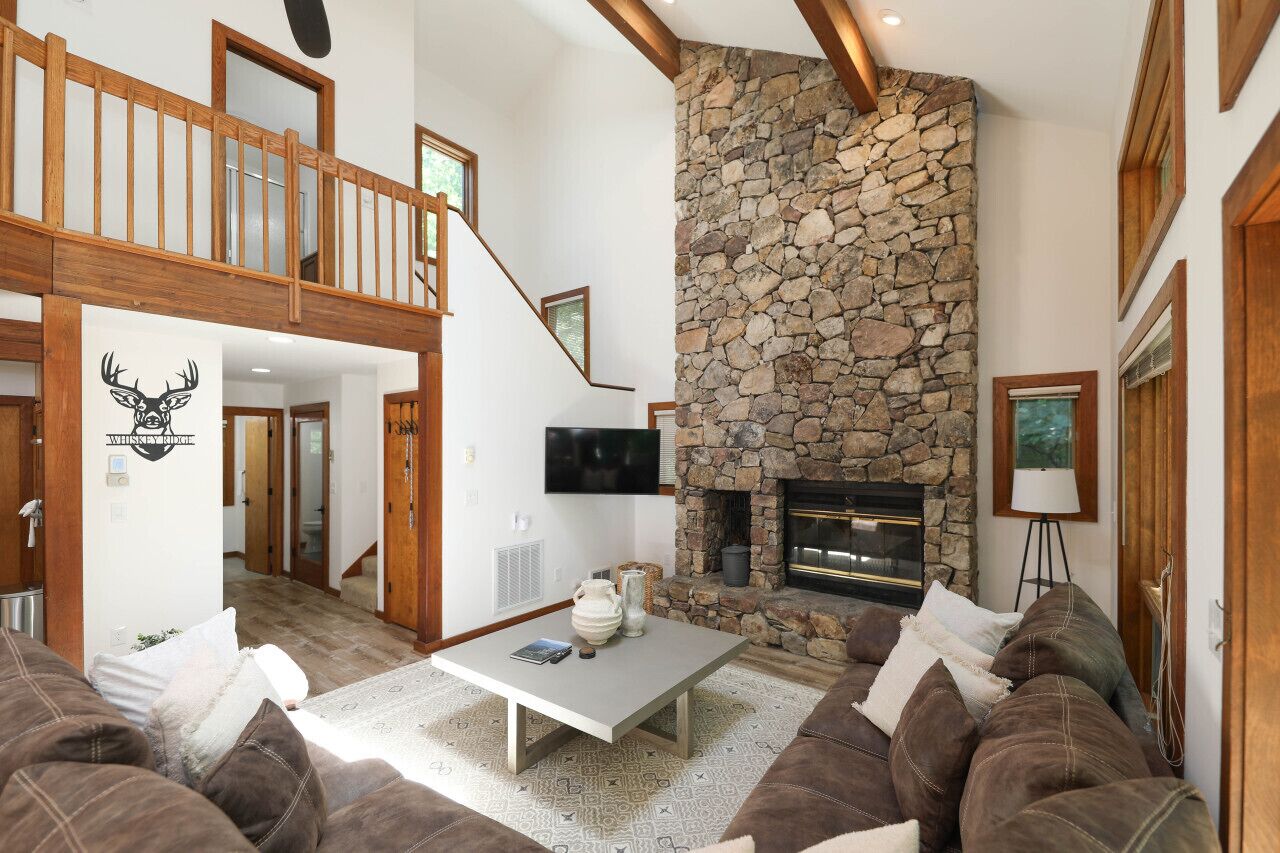 Smart TV, fireplace, video games, books