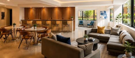 Sala de estar en el lobby