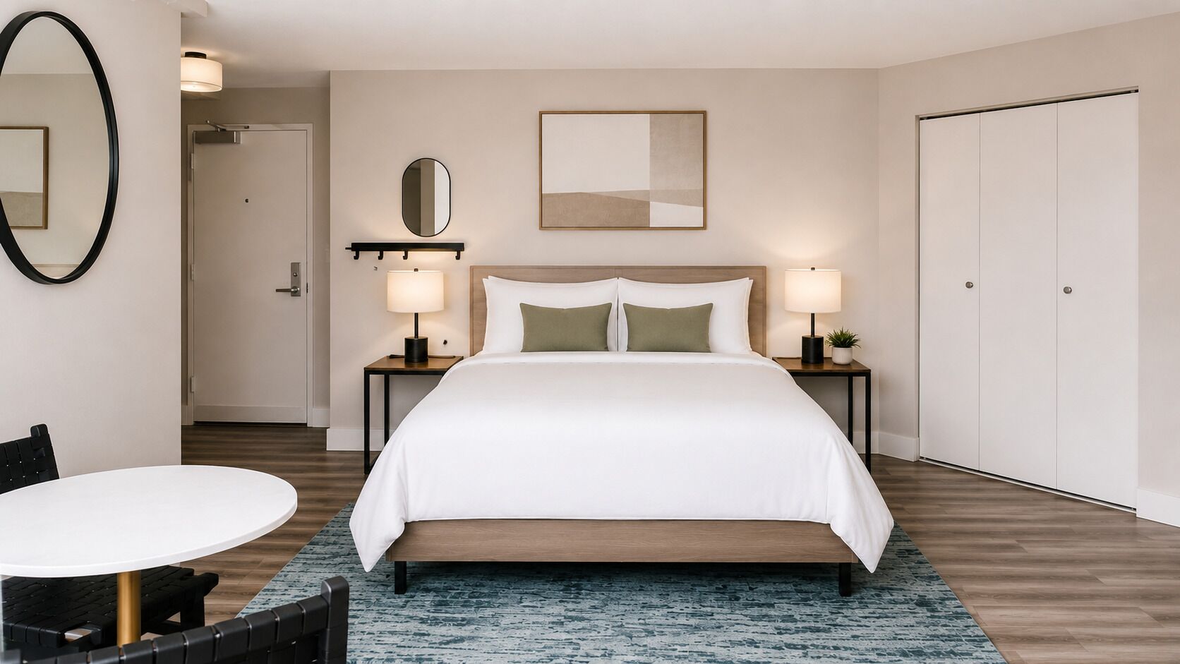 Signature Suite, 1 King Bed with Sofa bed, Kitchen | Iron/ironing board, cribs/infant beds, bed sheets