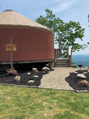 Property grounds - Cherry Blossom Yurt on Lookout Mountain (Rising Fawn)