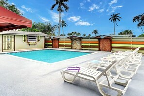Una piscina riscaldata