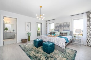3 slaapkamers, een bureau, een strijkplank/strijkijzer, gratis wifi