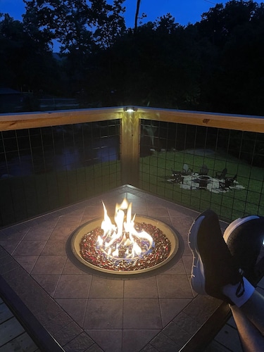 Cullasaja River front Cabin with game room in the Smokey Mountains Franklin NC