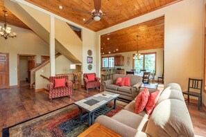 TV, fireplace, DVD player, table football