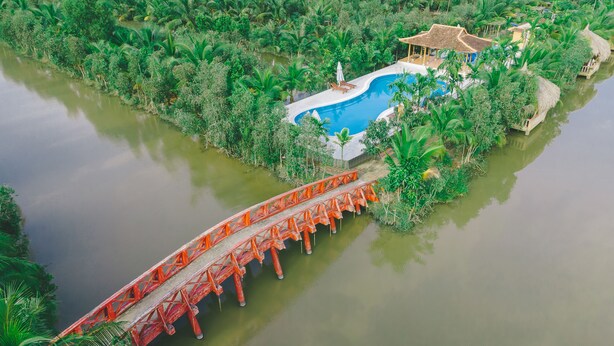 Aerial view - Casa Eco Mekong Homestay (Can Tho)