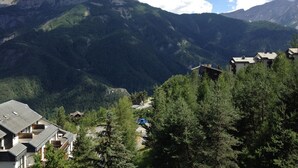 Aerial view - Bright 1-bedroom apartment, south balcony, for 6, in Pra Loup 1500 (Pra-Loup)