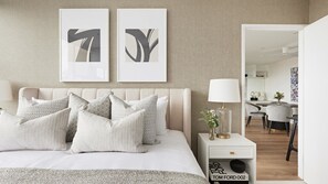 1 chambre, bureau, fer et planche à repasser, accès au Wi-Fi (inclus)