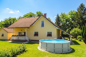 Family Villa, 4 Bedrooms, 2 Bathrooms (Villa Cujez with Pool & Sauna) | Pool | Seasonal outdoor pool - Villa Cujez With Pool & Sauna (Rečica ob Savinji)