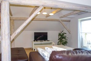 Family Villa, Multiple Bedrooms, 2 Bathrooms (Villa Cujez With Sauna And Pool) | Living area | 21-inch flat-screen TV with digital channels, TV - Villa Cujez With Sauna And Pool (Rečica ob Savinji)