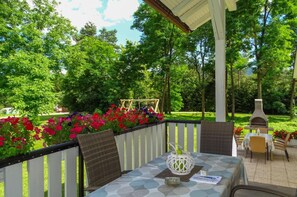 Family Villa, Multiple Bedrooms, 2 Bathrooms (Villa Cujez With Sauna And Pool) | Outdoor dining - Villa Cujez With Sauna And Pool (Rečica ob Savinji)