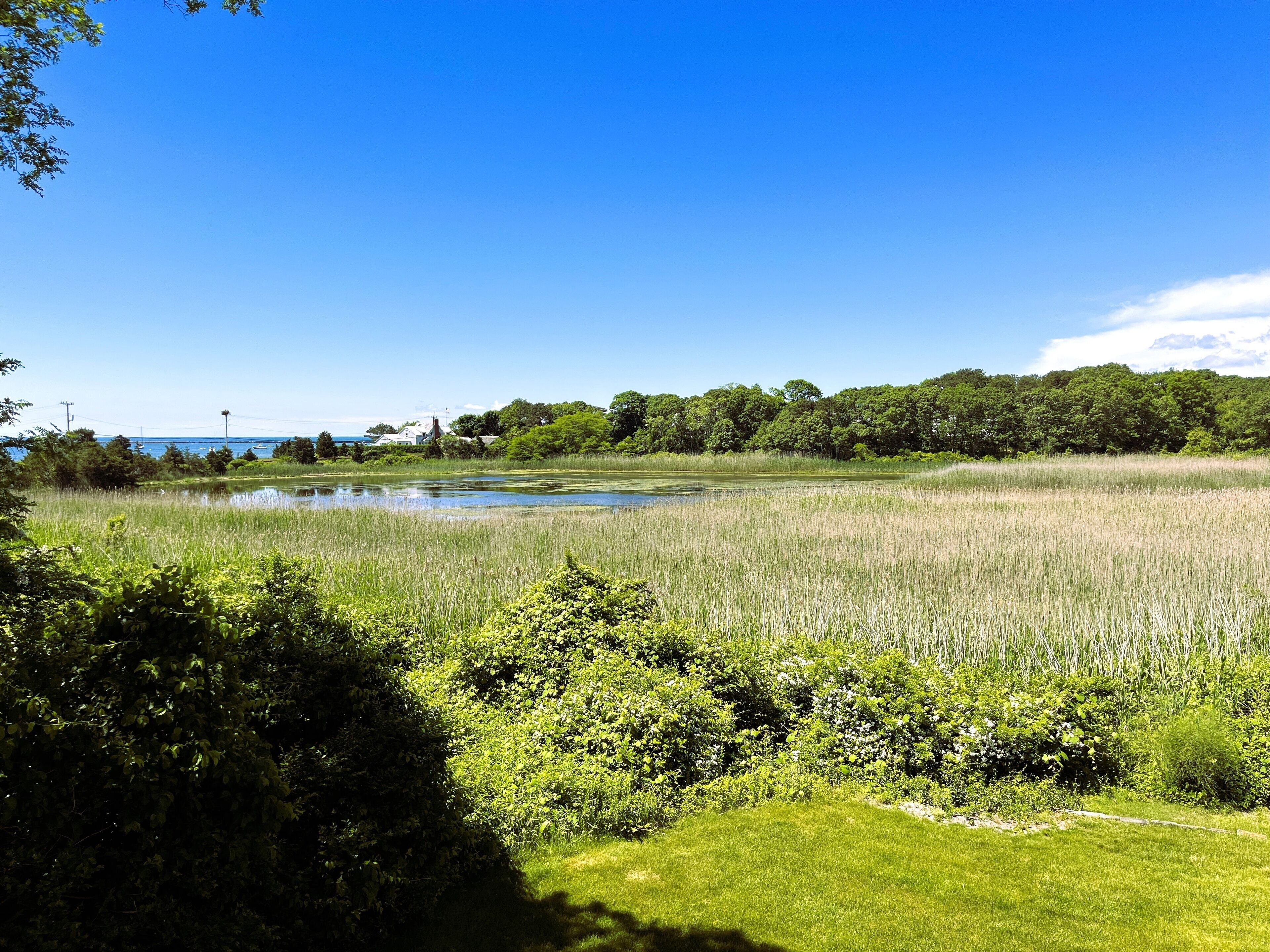 Great four bedroom home with views of the ocean over the marsh