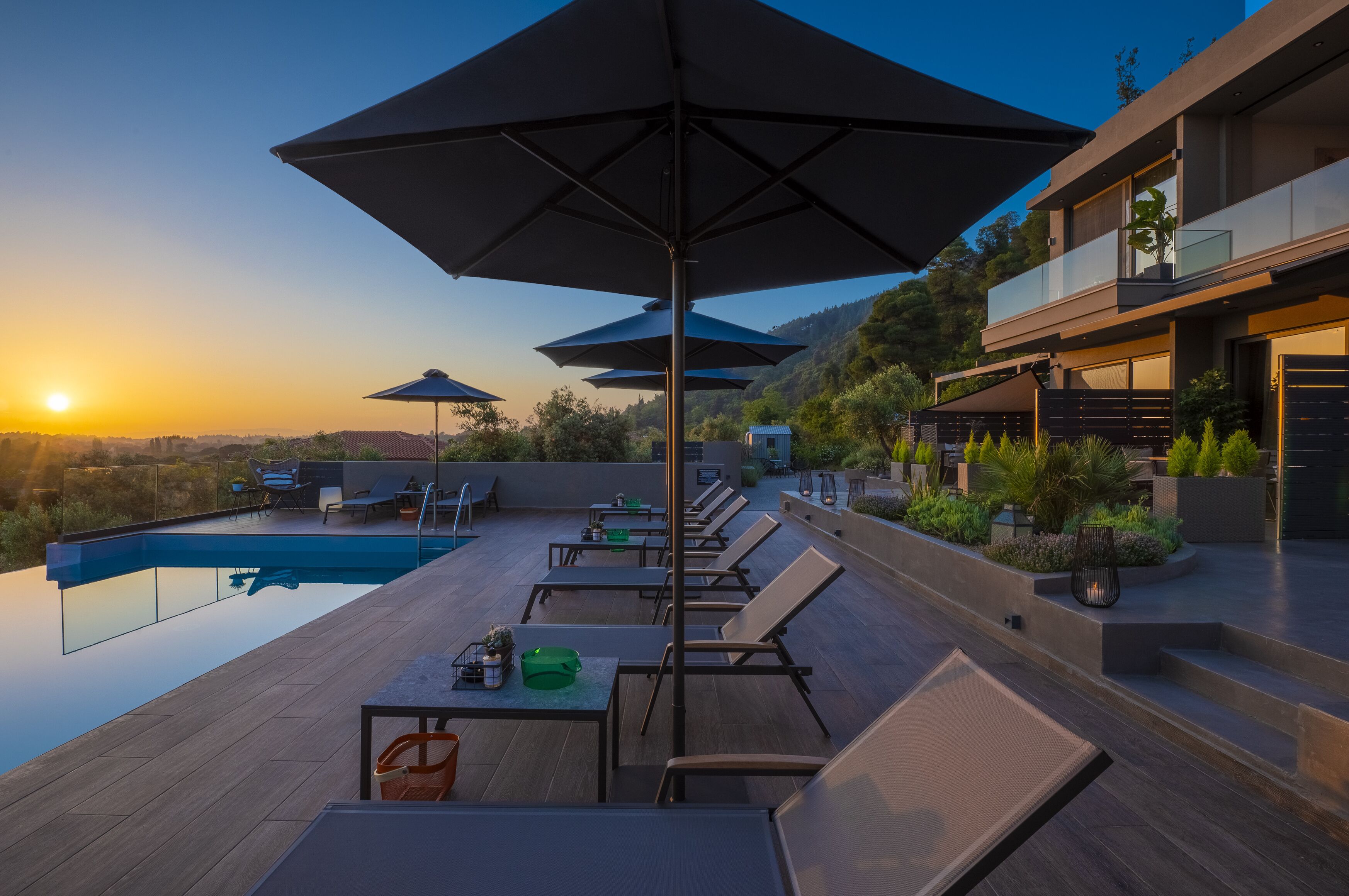 Alberca al aire libre 