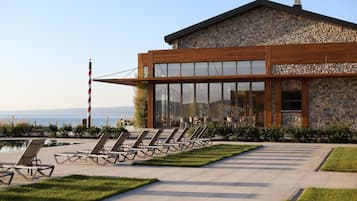 Seasonal outdoor pool