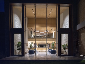 Interior entrance