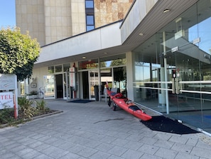 Façade de l’hébergement