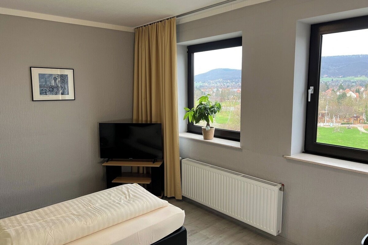 Habitación individual básica, 1 cama individual, vista al río | Wifi gratis y ropa de cama