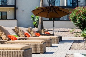 Terrace/patio - 208 Fully Furnished 1BR Suite-Prime Location! by RedAwning (Scottsdale)