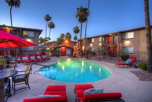 Apartment, 1 Bedroom | Pool | A heated pool - 119 Fully Furnished 1BR Suite-Outdoor Pool! by RedAwning (Scottsdale)