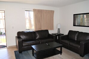 Apartment, 1 Bedroom | Living area | TV, fireplace - 227-Fully Furnished with WiFi by RedAwning (Scottsdale)