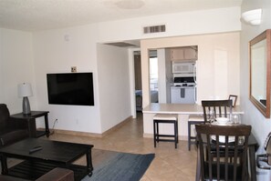 Apartment, 1 Bedroom | Living area | TV, fireplace - 227-Fully Furnished with WiFi by RedAwning (Scottsdale)