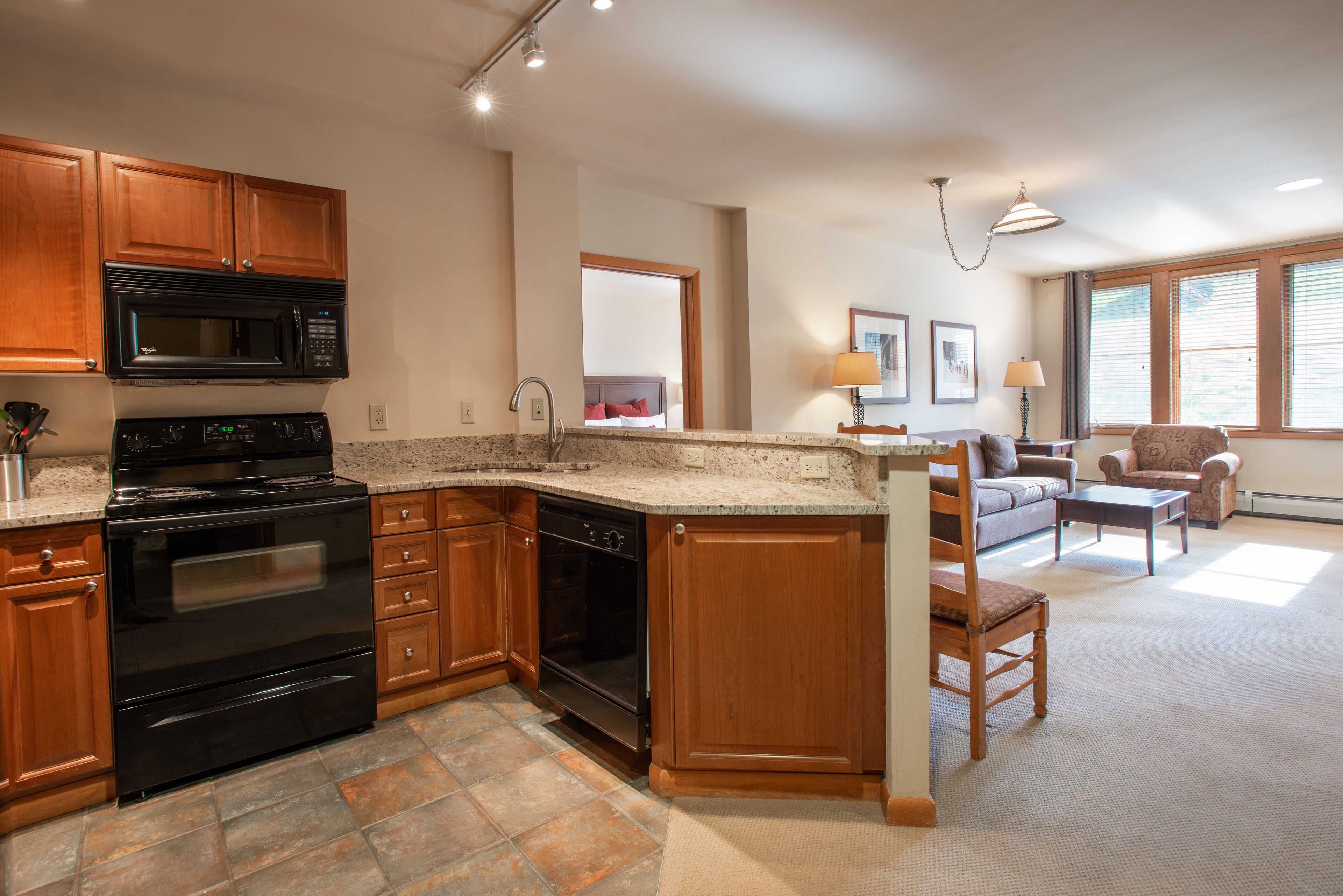 Leilighet, 2 soverom | Eget kjøkken | Kjøleskap, ovn, kaffetrakter/tekoker og brødrister