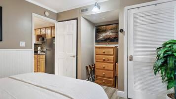 1 bedroom, iron/ironing board