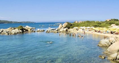 3-seater studio apartment composed of large living room with kitchenette and double bed, sofa bed, bathroom. <br>equipped with: <br>LCD TV, <br>washing machine, <br>dishwasher,<br>air conditioning, <br>table and chairs for outdoor use. <br>