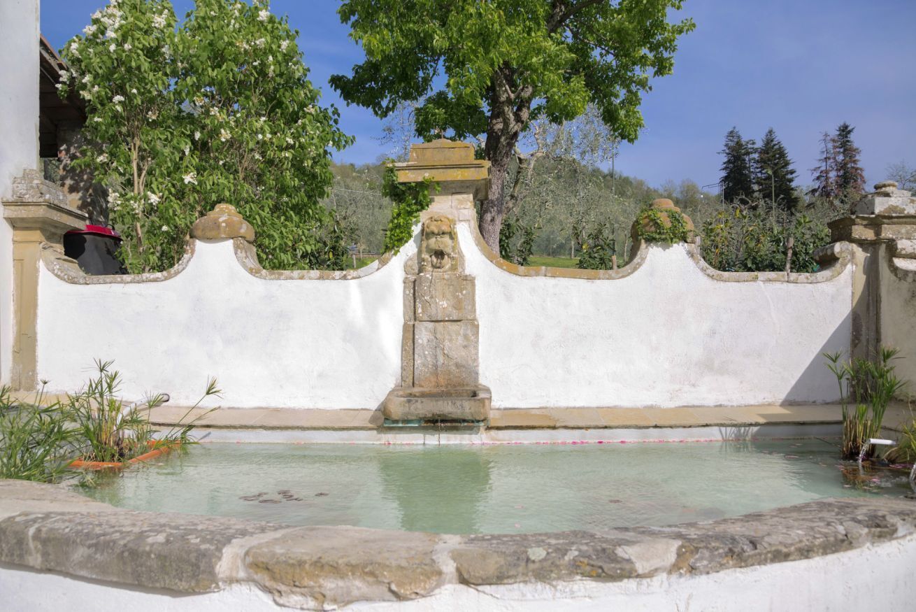 Una piscina riscaldata