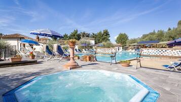 Una piscina riscaldata