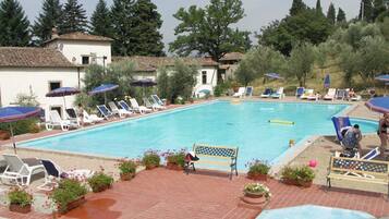 Una piscina riscaldata