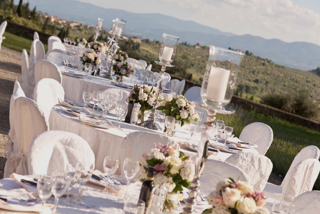 Area per ricevimenti all'aperto