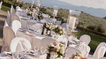 Area per ricevimenti all'aperto