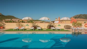 Una piscina riscaldata