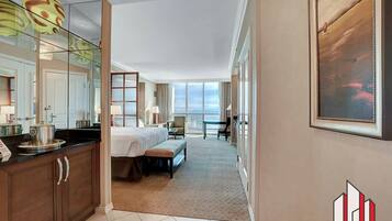 In-room safe, desk, iron/ironing board, WiFi (free)