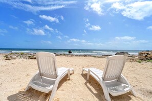 Beach nearby, beach towels