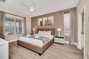 7 bedrooms, iron/ironing board, travel crib, WiFi