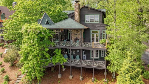 Tree top is a 5-star mountain home with majestic views and easy lake access!