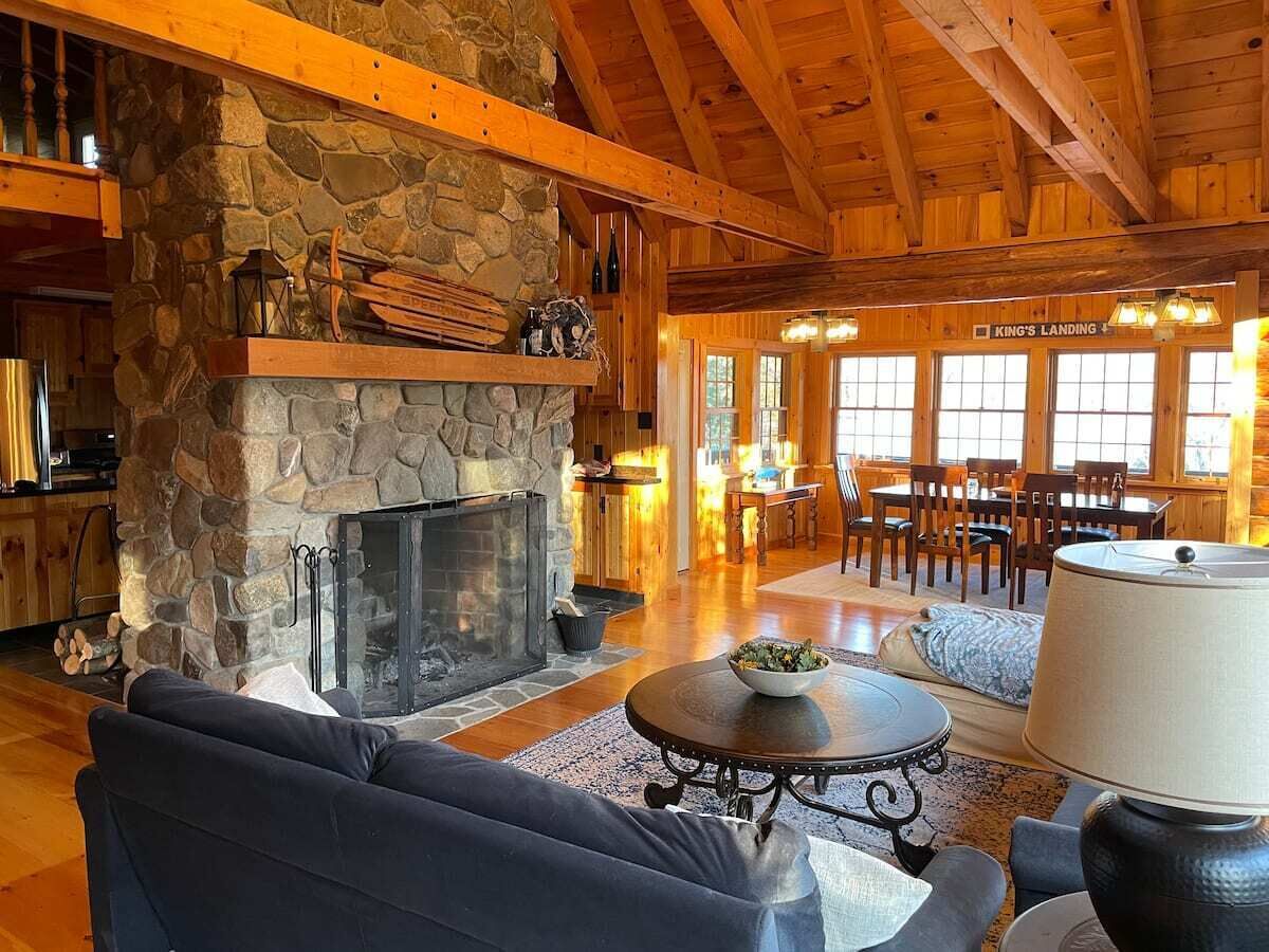 Beautiful Embden Pond Lodge - Enjoy Sugarloaf, Snowmobiling, and Ice Fishing