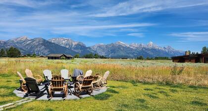 Beautiful 6-bedroom ranch at the foot of the Grand Teton Mountains.