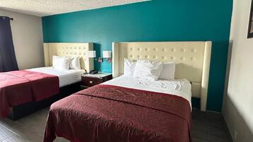 Standard Room, 2 Queen Beds, Non Smoking | Blackout drapes, iron/ironing board, free WiFi