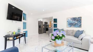 Smart TV, fireplace, offices