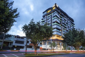 Façade de l’hébergement