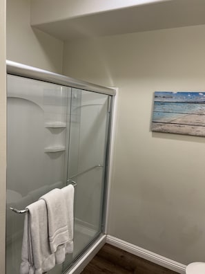 Shower, towels