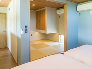 2 chambres, bureau, Wi-Fi gratuit, draps fournis