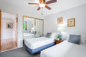 2 عدّة غرف نوم وواي فاي وملاءات أسرّة